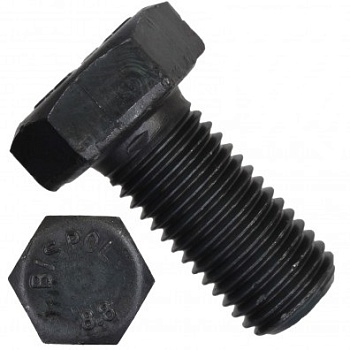 Болт с полной мелкой резьбой М14х1,5х120 DIN 961 класс прочности 8.8